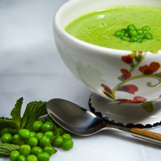 Spring Fresh Pea Soup by Ina Garten