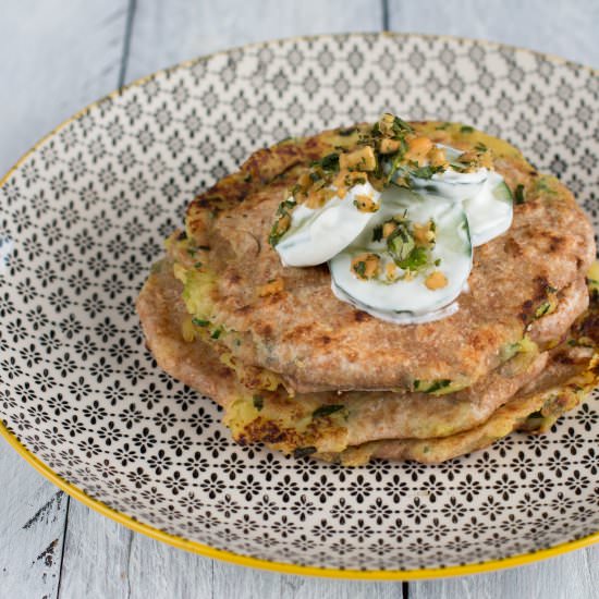 Potato Wild Garlic Paratha