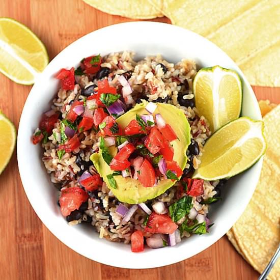 10 Minute Avocado Rice Bowls