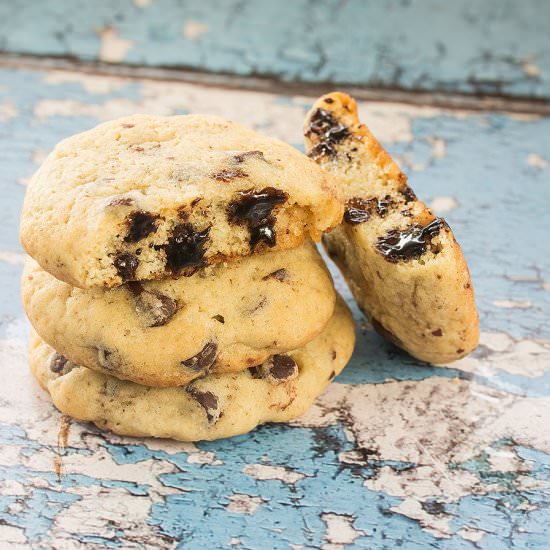 Cream-Cheese Chocolate-Chip Cookies