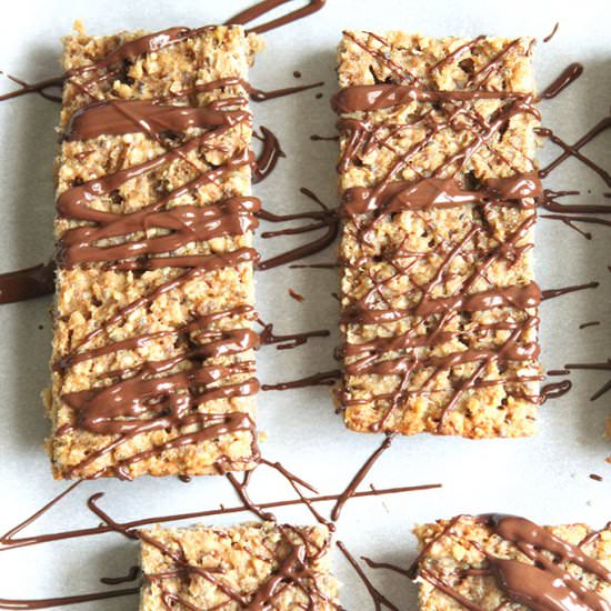 Peanut Butter and Banana Protein Bars