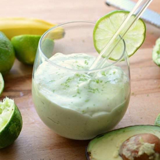 Healthy Key Lime Pie Smoothie