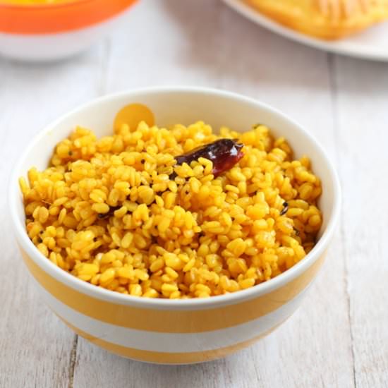Sookhi Moong Dal Recipe