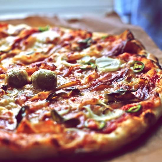 Sourdough pizza