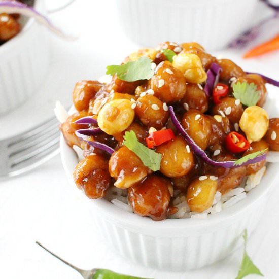 Kung Pao Chickpeas