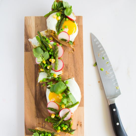 Springtime Cheesy Garlic Bread