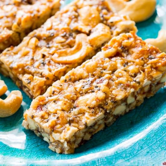 Cashew Coconut Bars