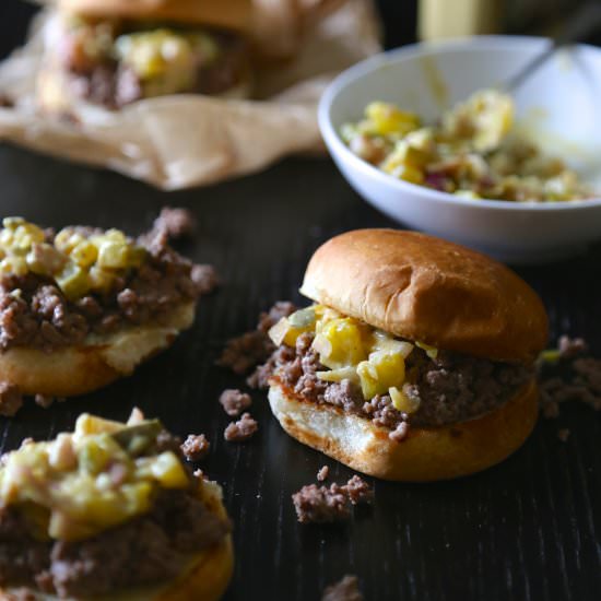Crumbly Burger Sliders
