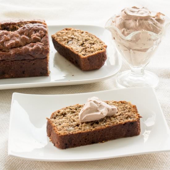 Espresso Banana Oat Bread