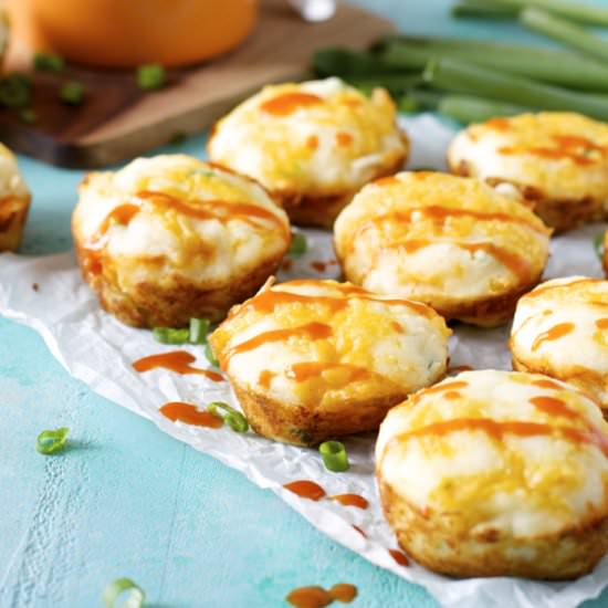 Spicy Buffalo Chicken Puffs