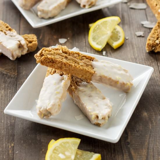 Coconut Lemon Biscotti