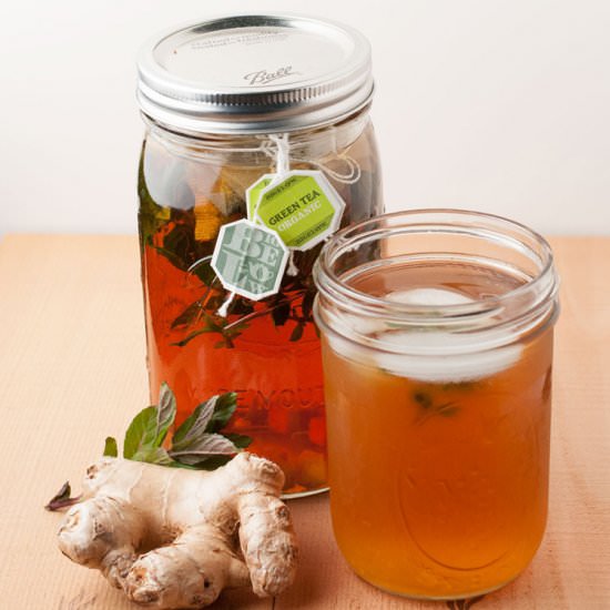 Ginger Mint Sun Tea