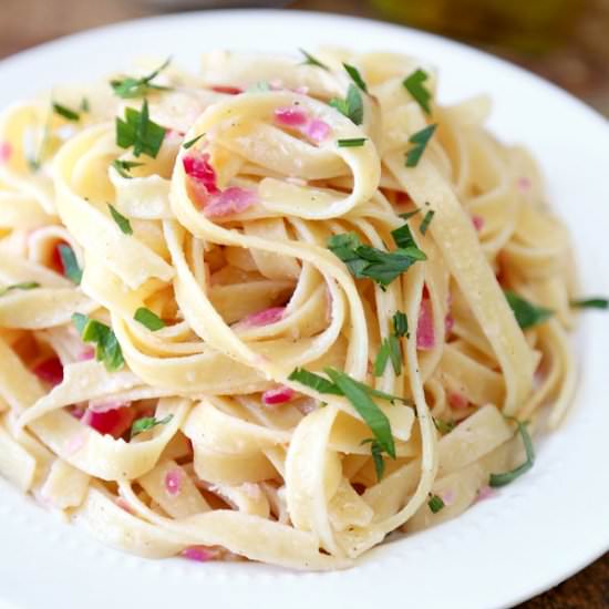 Lemon Fettuccine Pecorino Romano