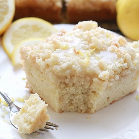 Greek Yogurt Lemon Coffee Cake
