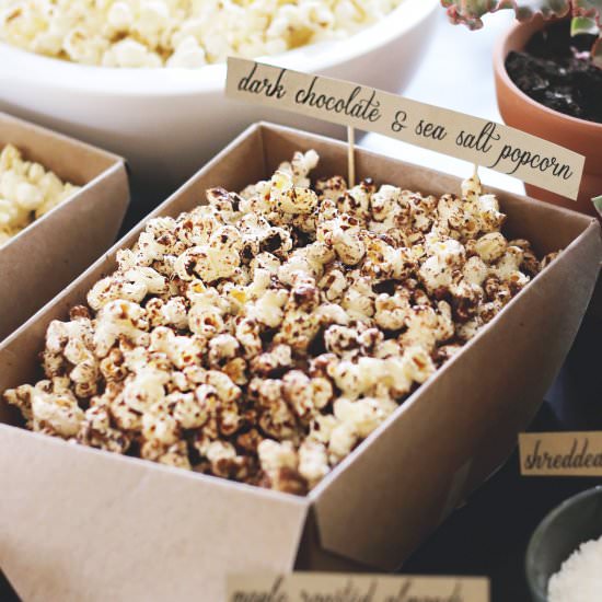 Dark Chocolate & Sea Salt Popcorn