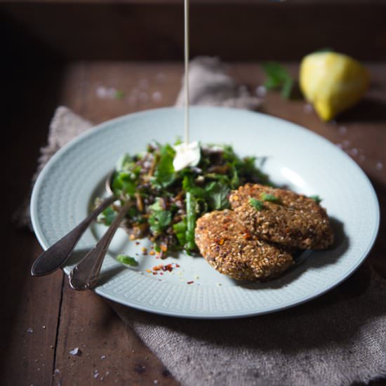 Wild Rice Pilaf w Lemon Cashew Mayo