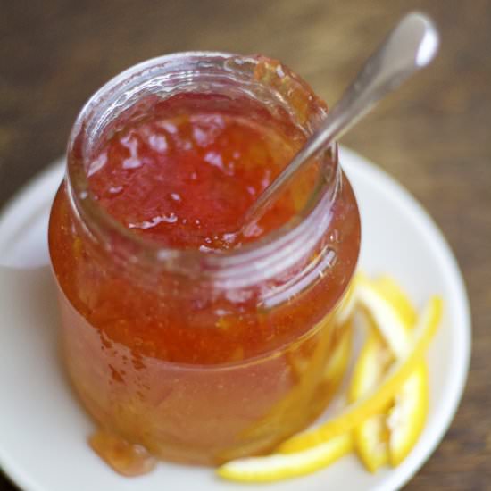 Blood Orange Marmalade with Rum