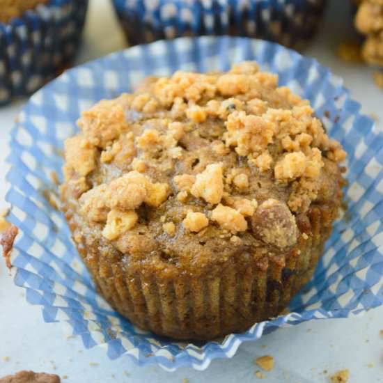 Graham Cracker Banana Bread Muffins