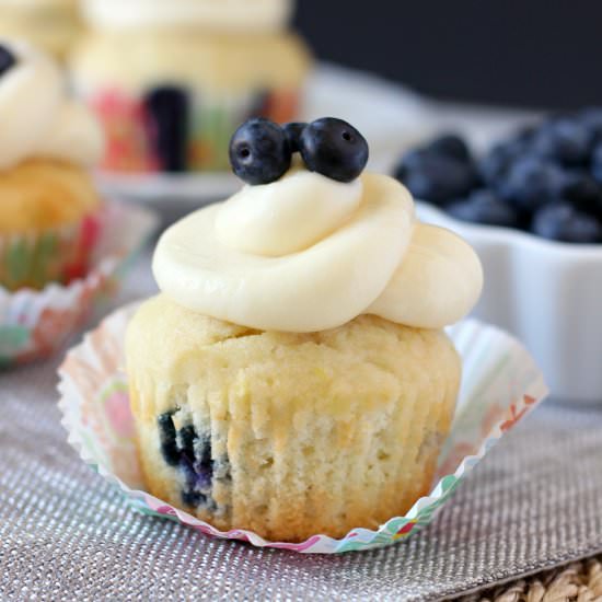Lemon Blueberry Cupcakes