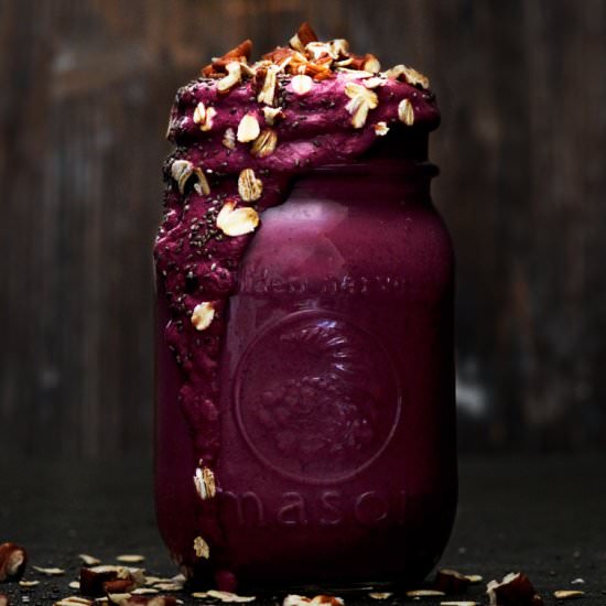 Berry Yogurt Oat Smoothie