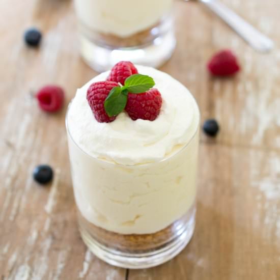 Individual No Bake Cheesecake