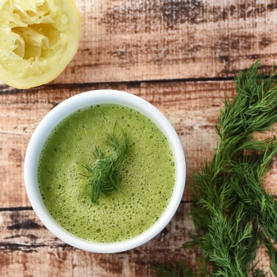 Spring Pea Soup With Lemon & Dill