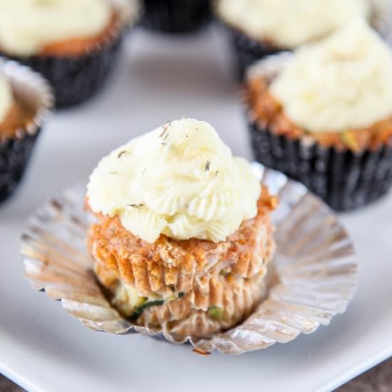 Turkey Meatloaf Cupcakes