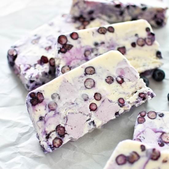 Vanilla and Blueberry Terrine