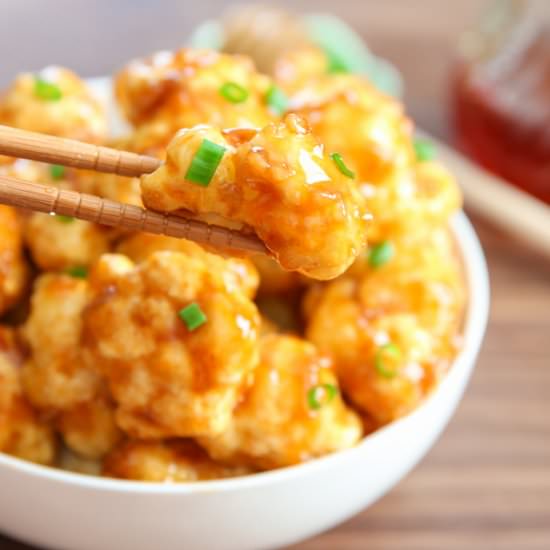 Honey Garlic Cauliflower