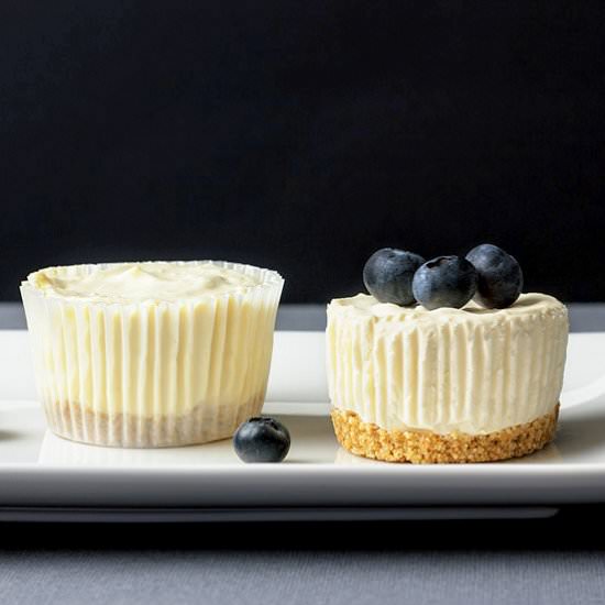 Personal cheesecakes for two