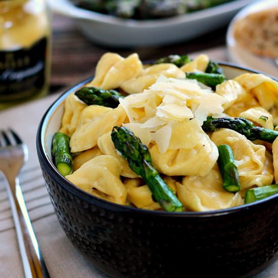 Tortellini with Mustard Cream Sauce