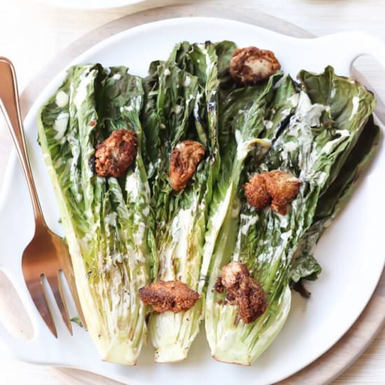Grilled Caesar Salad