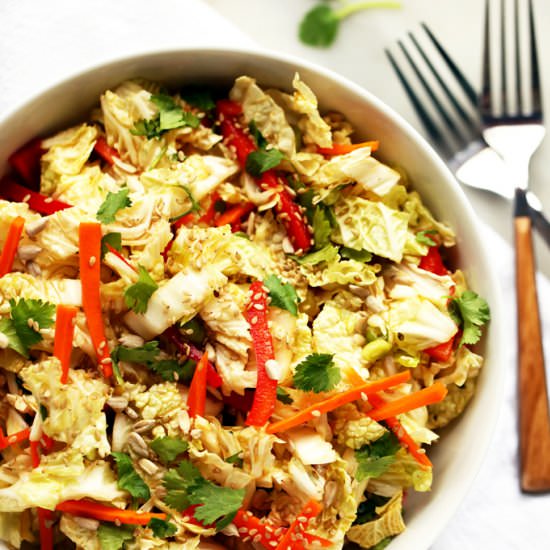 Crunchy Napa Cabbage Salad