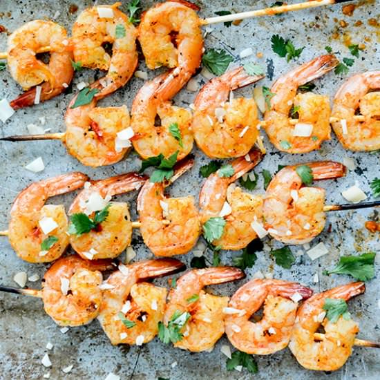 Grilled Shrimp Skewers