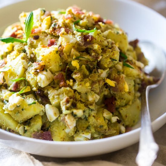 Paleo Avocado Pesto Potato Salad
