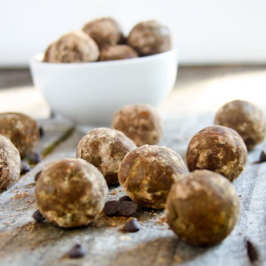 Grain Free Reeses Protein Bites