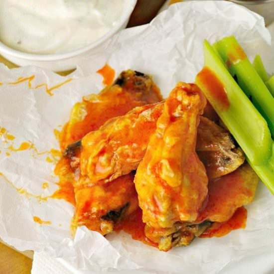 Healthier Baked Chicken Wings