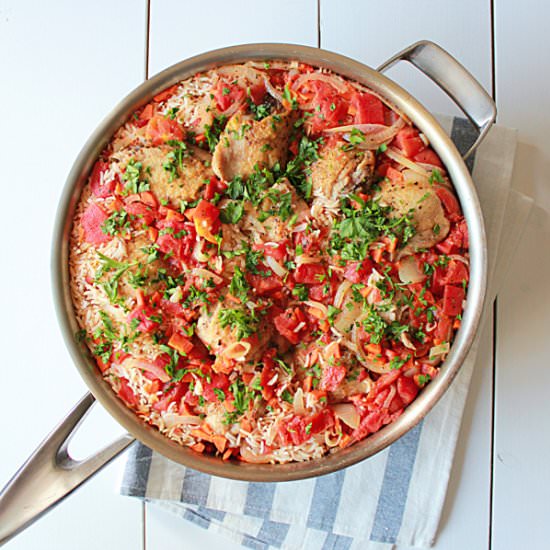 One Pot Chicken Paella