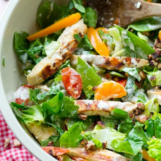Ranch Grilled Chicken Salad