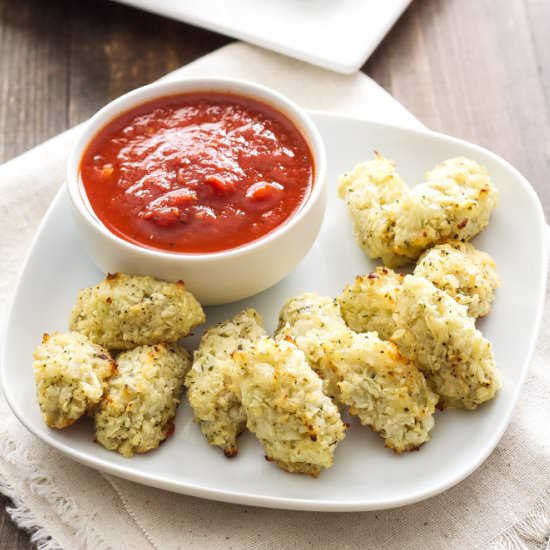Baked Parmesan Cauliflower Bites
