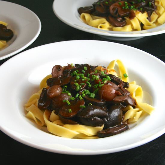 Mushroom Bourguignon