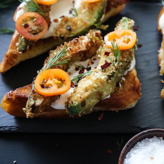 Fried Avocado Toast