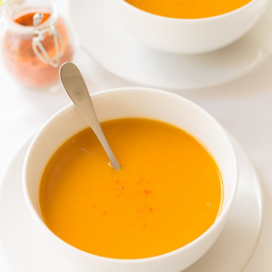 Carrot and Sweet Potato Soup