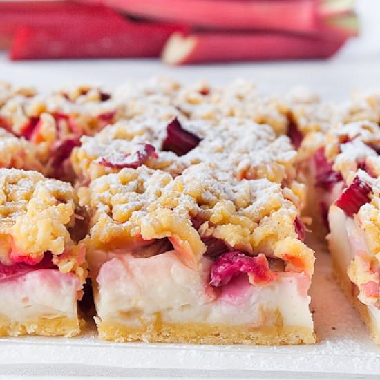 Rhubarb Bars