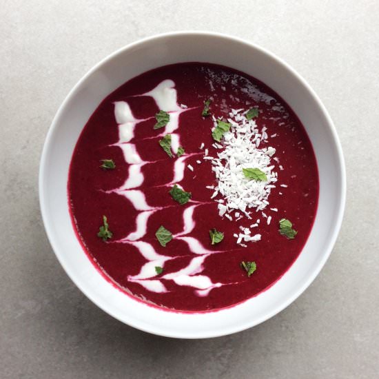 Beetroot Cherry Acai Smoothie