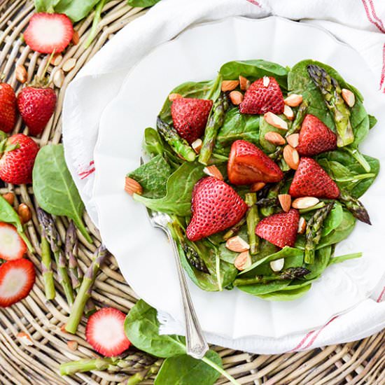 Strawberry and Asparagus Salad