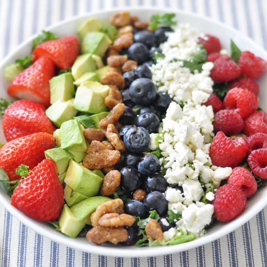 Very Berry Kale Salad