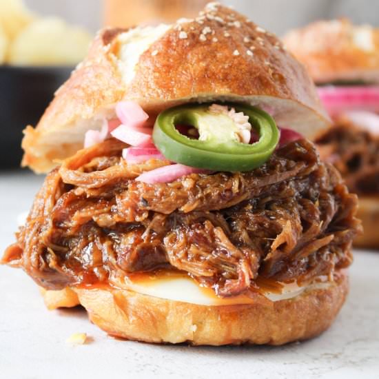 Maple-Bourbon Pulled Pork