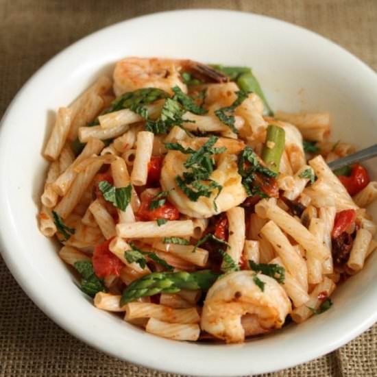 Spicy Shrimp Pasta Salad