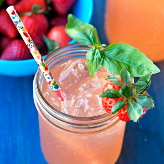 Strawberry Basil Lemonade